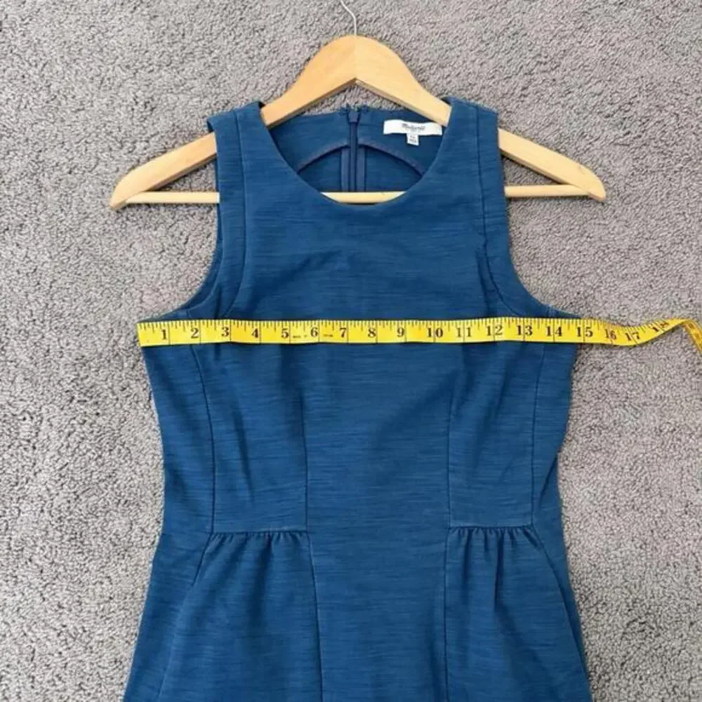 Madewell Teal Sleeveless A Line Dress Size XS‎